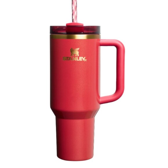 The Quencher H2.0 Flowstate™ Tumbler | 40 OZ Scarlet Tinsel - Picture 1 of 1